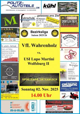 @ Ankündigung Heimspiel...